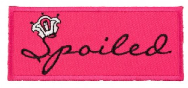 Spoiled Crown Pink Patch